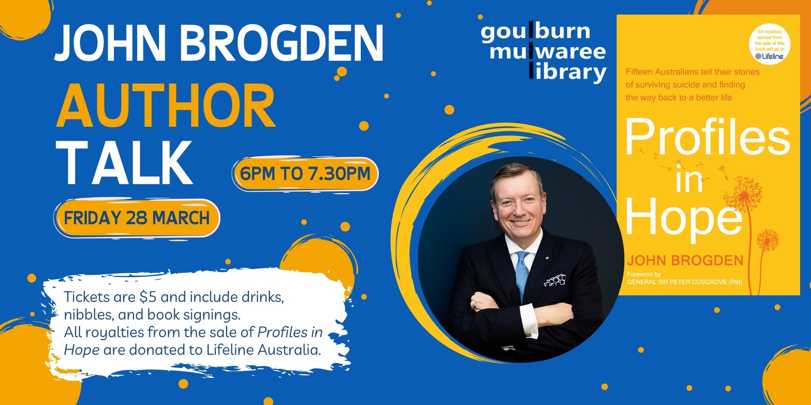 Banner image for John Brogden author talk