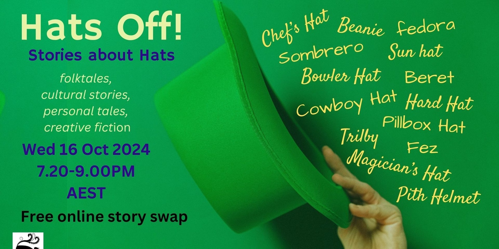 Banner image for  Hats Off! - Stories about Hats