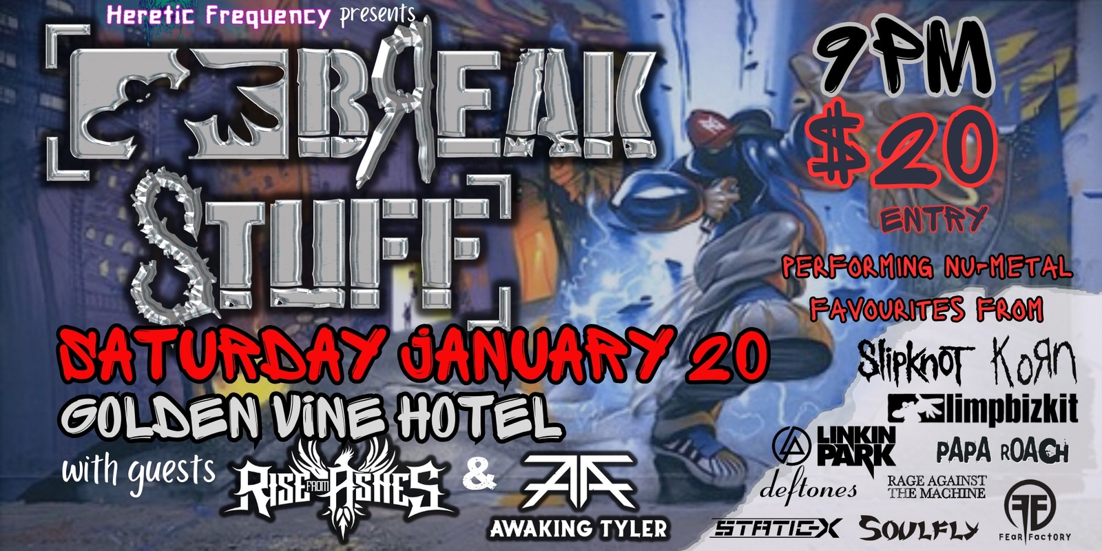 Banner image for BREAK STUFF - A nu-metal extravaganza!