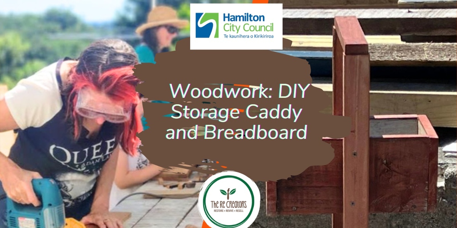 Banner image for DIY Storage Caddy and Breadboard, Shama Ethnic Womens Trust, Saturday January 25 10.00am - 3.00 pm