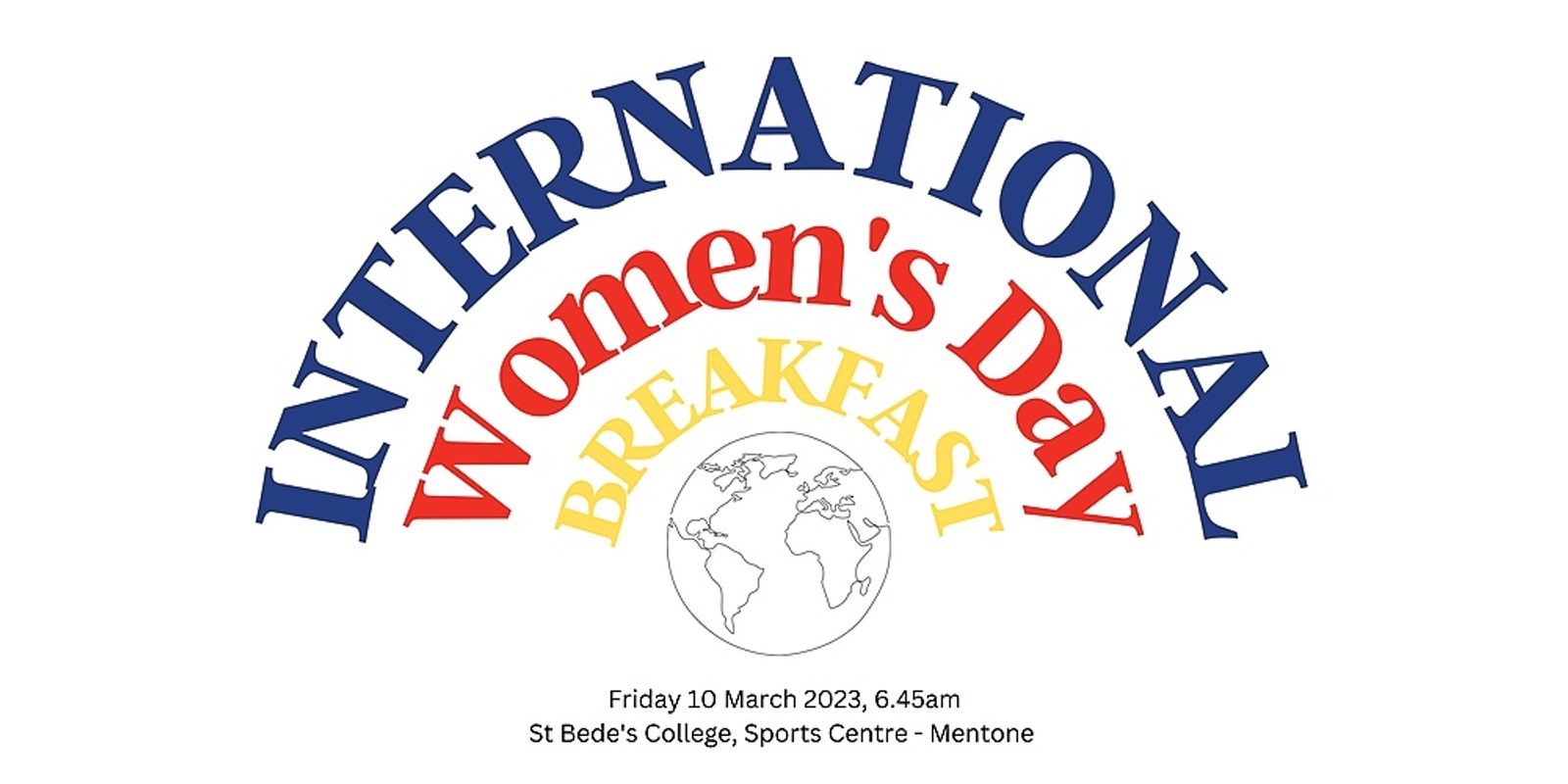 Banner image for International Women's Day Breakfast 2023 