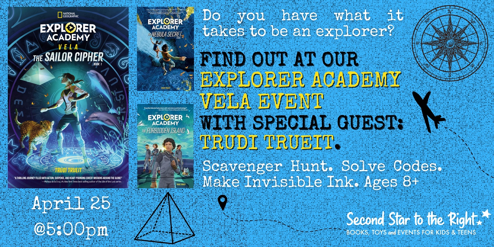 Banner image for Explorer Academy Event with Trudi Trueit
