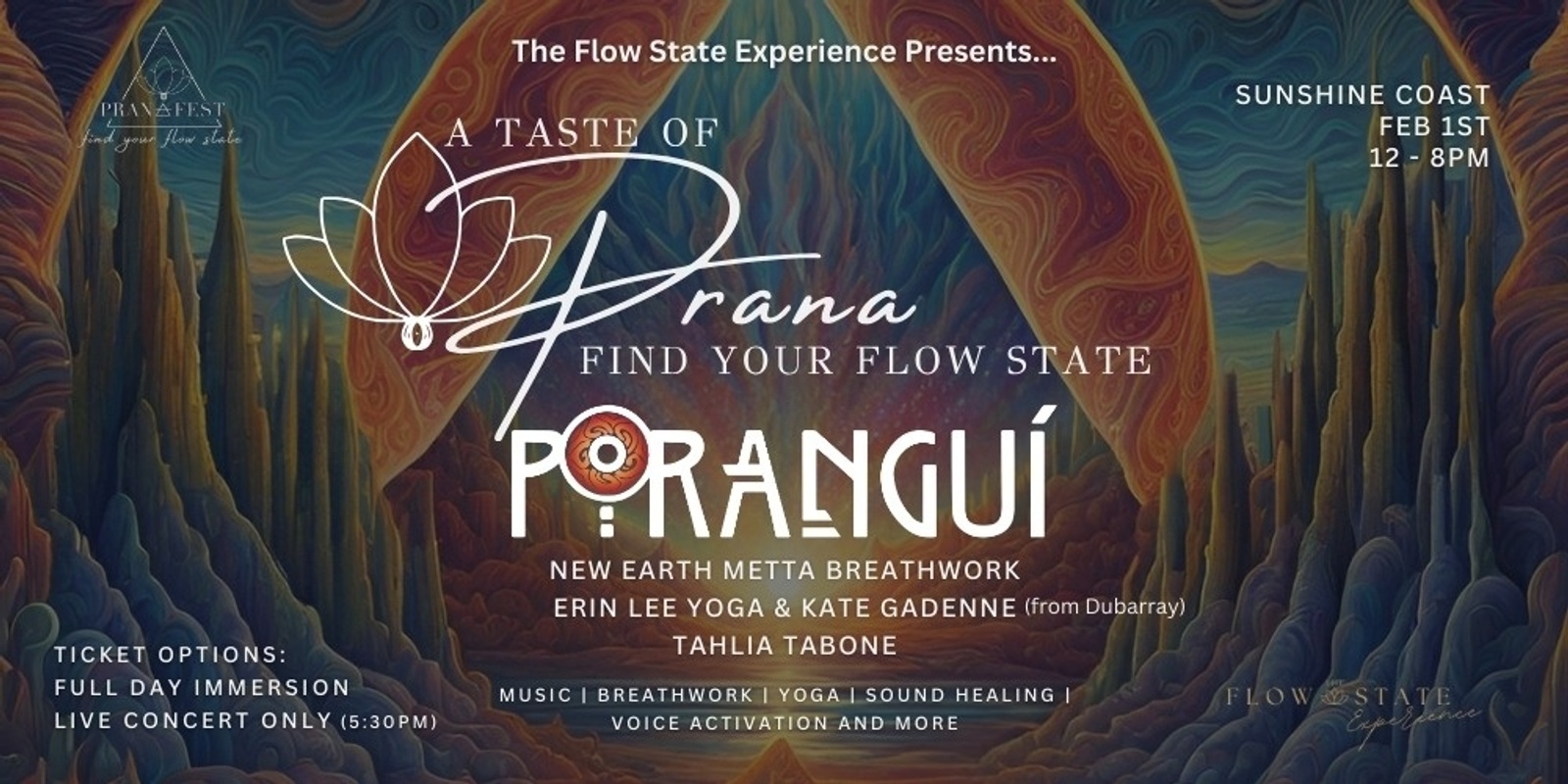 Banner image for A TASTE OF PRANA | SUNSHINE COAST | 1st FEB 2025