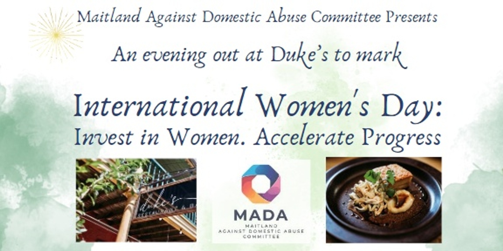 Banner image for MADA International Women's Day Dinner