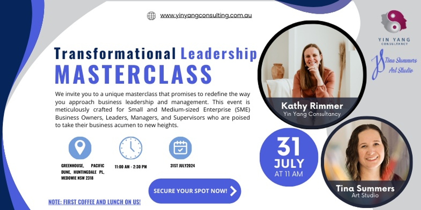 Banner image for Quarterly Transformational Leadership Masterclass - Setup for FYQ1 2024/25 Success!