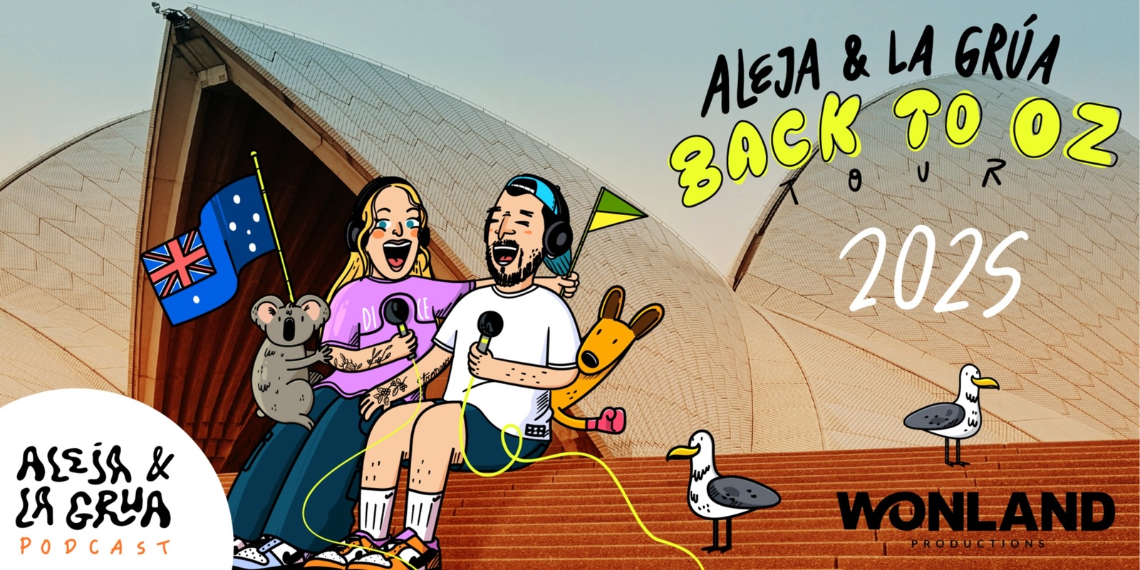 Banner image for ALEJA Y LA GRÚA: "BACK TO OZ” - MELBOURNE