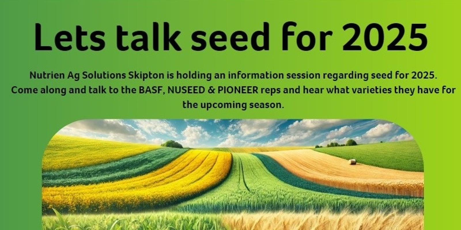 Banner image for Lets talk seed for 2025