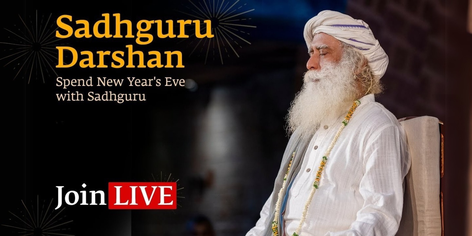 Banner image for Begin the New Year with Clarity and Grace - Sadhguru Darshan Watch Party