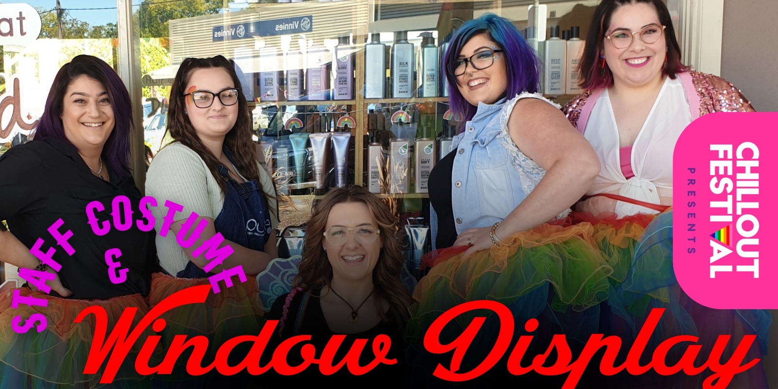 Banner image for Window Display & Staff Costume Competition - ChillOut Festival 2025