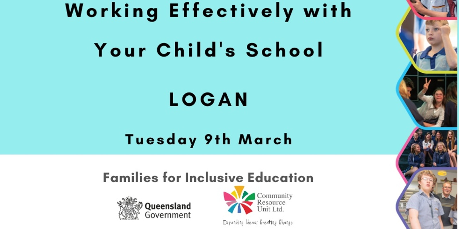 Banner image for Inclusive Education: Working Effectively with Your Child's School - LOGAN