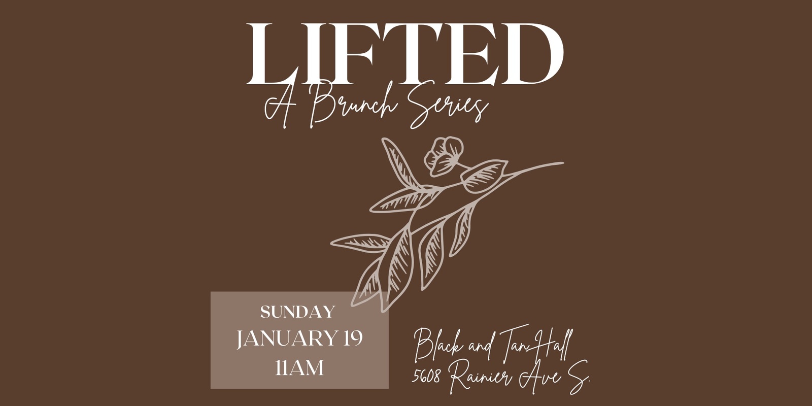 Banner image for LIFTED: A Brunch Series