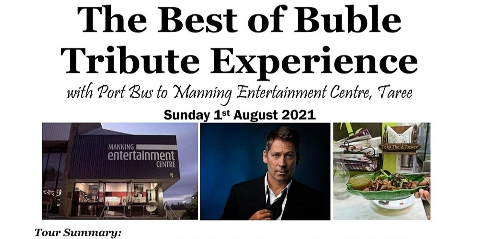 Banner image for The Best of Buble Tribute Experience