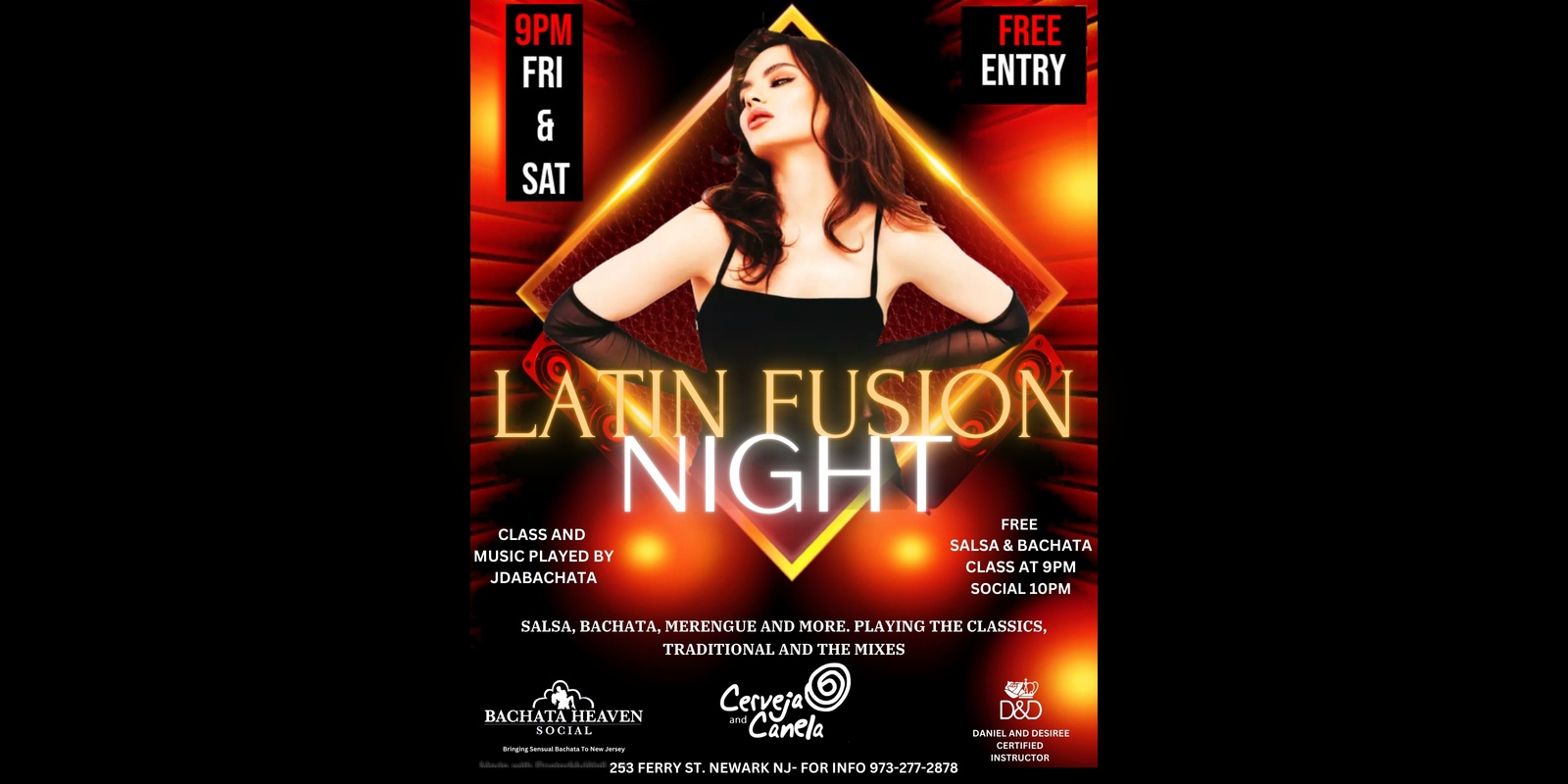 Banner image for Latin Fusion Night (FREE ENTRACE AND CLASS)