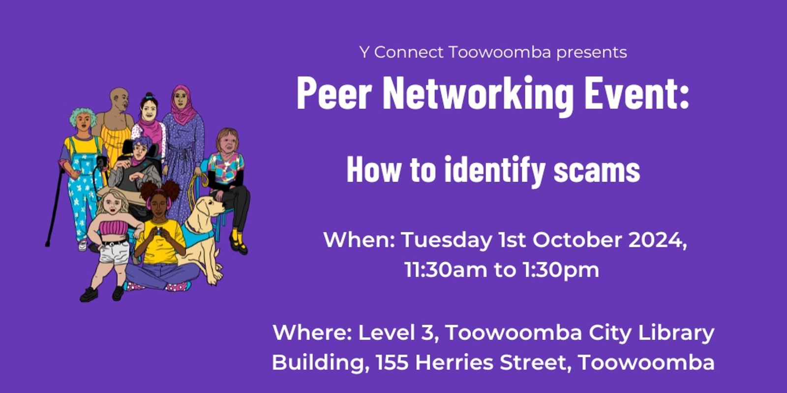 Banner image for Y Connect Peer Networking Event - Scams