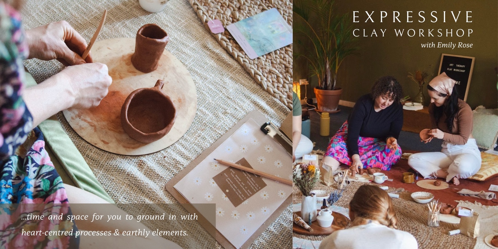 Banner image for Expressive Clay Workshop with Emily Rose