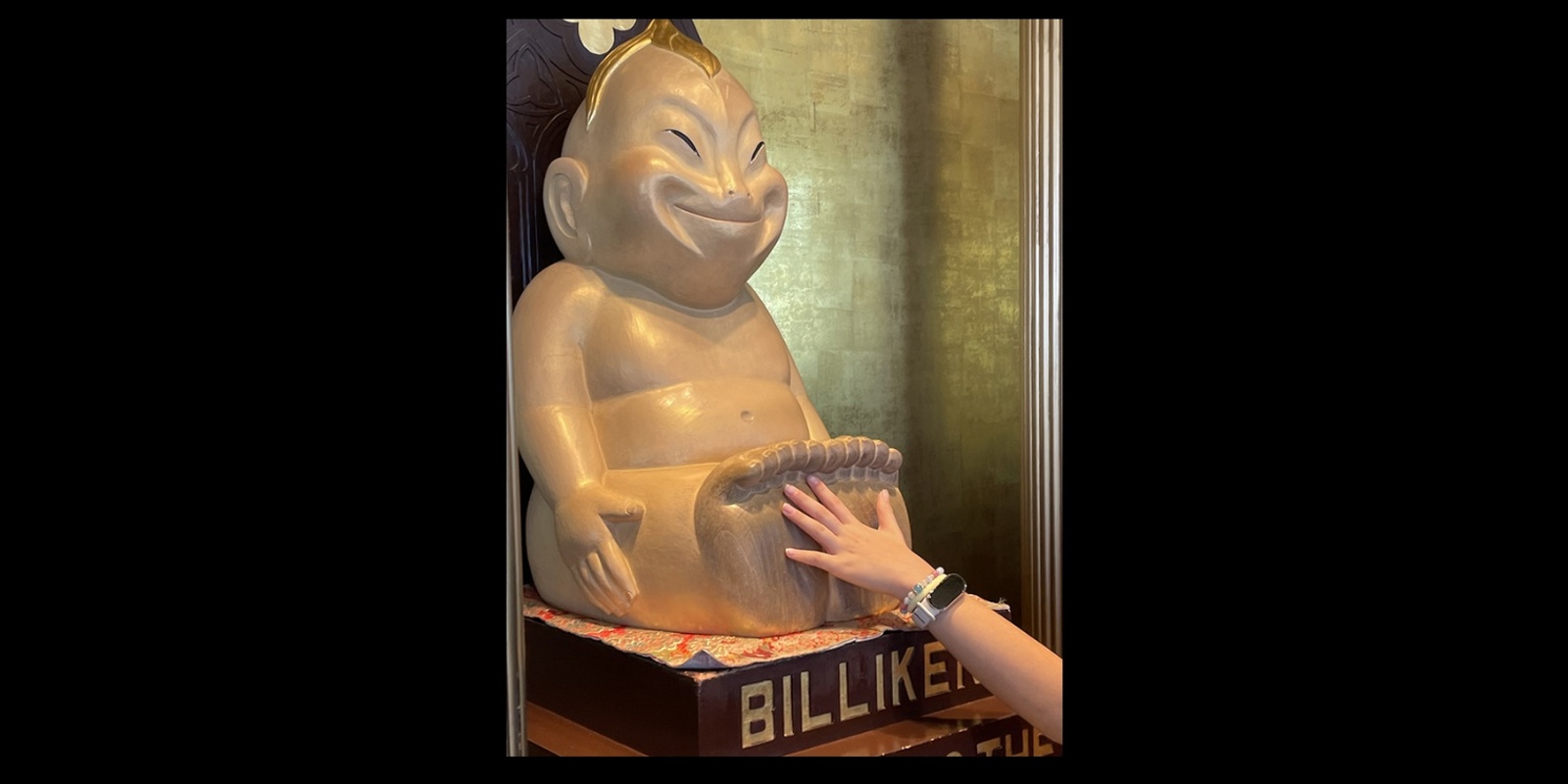 Banner image for Billiken unveiled: Osaka’s quirky naked grinning icon