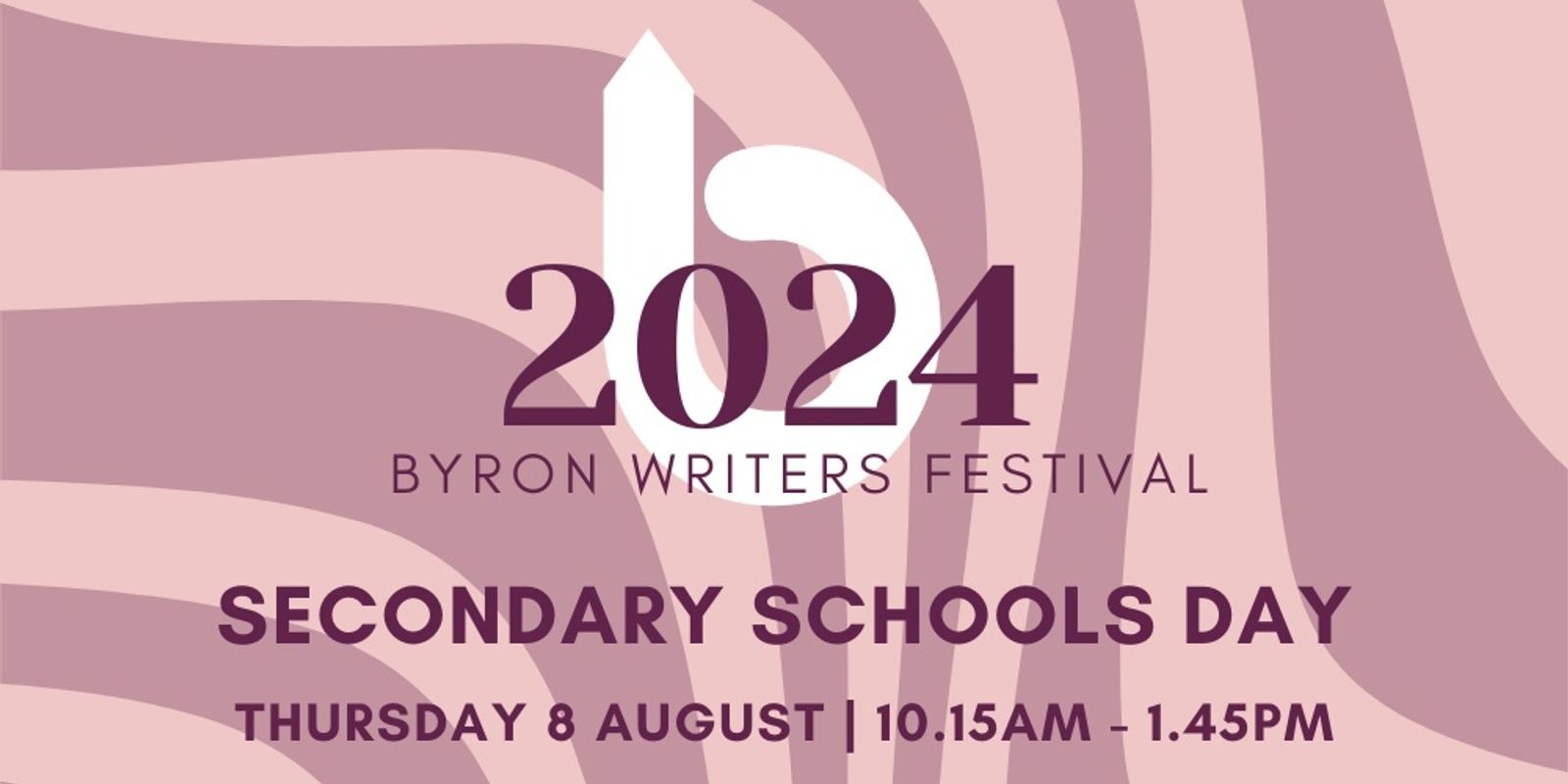 Banner image for Byron Writers Festival 2024 Secondary Schools Day