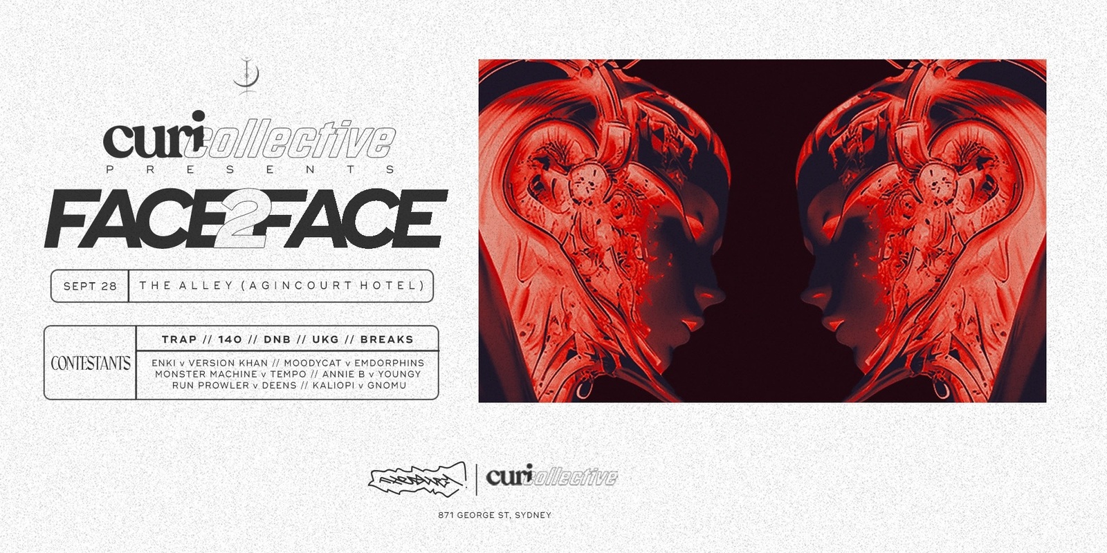 Banner image for Curi Collective Presents: FACE2FACE @ The Alley