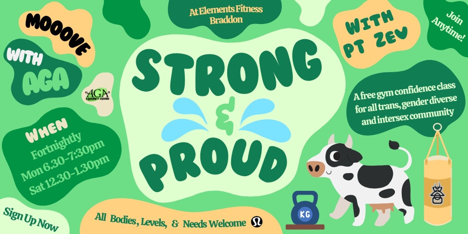 Banner image for Mooove with AGA: Strong & Proud - 23 November