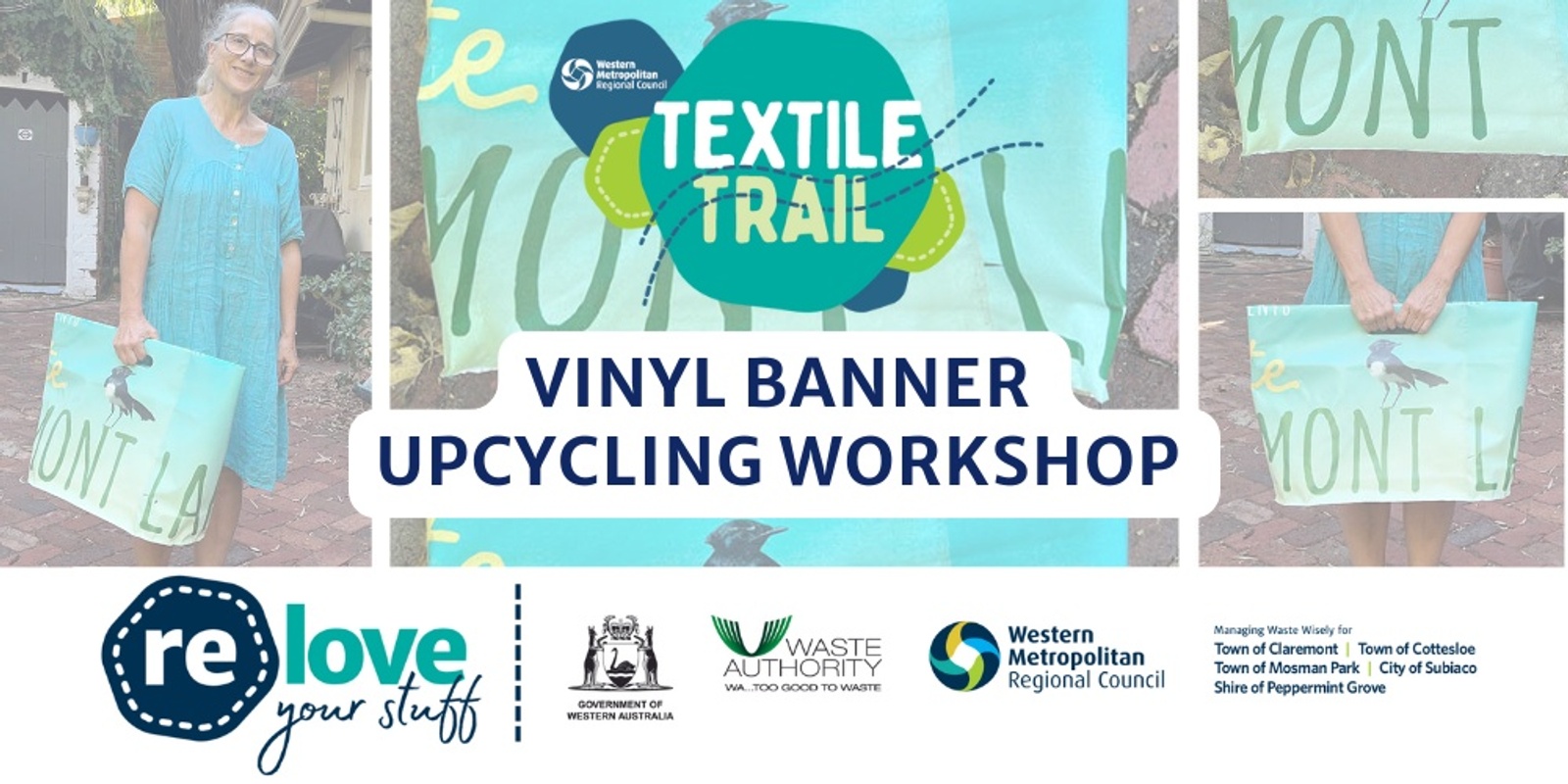 Banner image for Vinyl Banner Upcycling Workshop