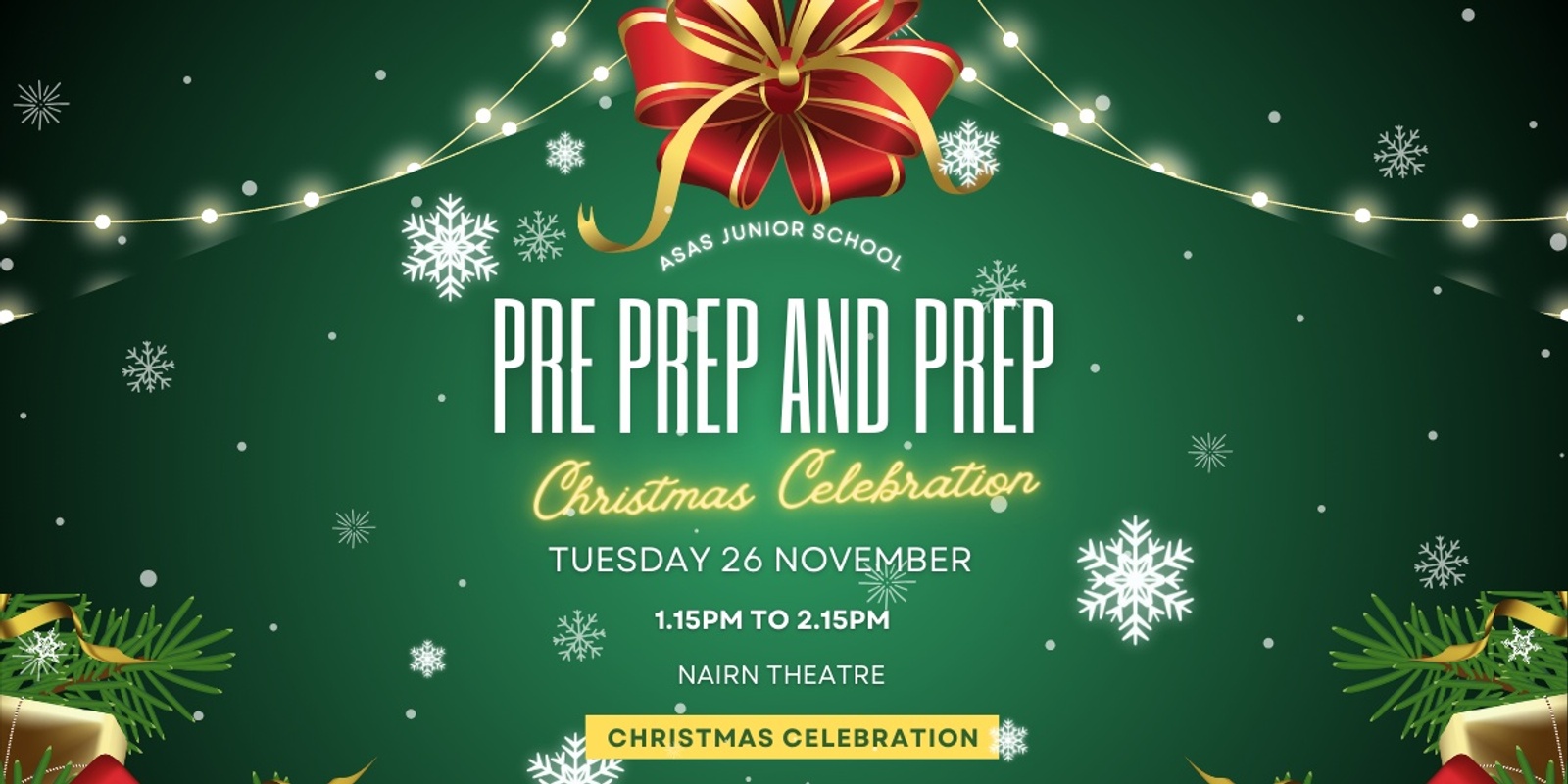 Banner image for Pre Prep and Prep Christmas Celebration