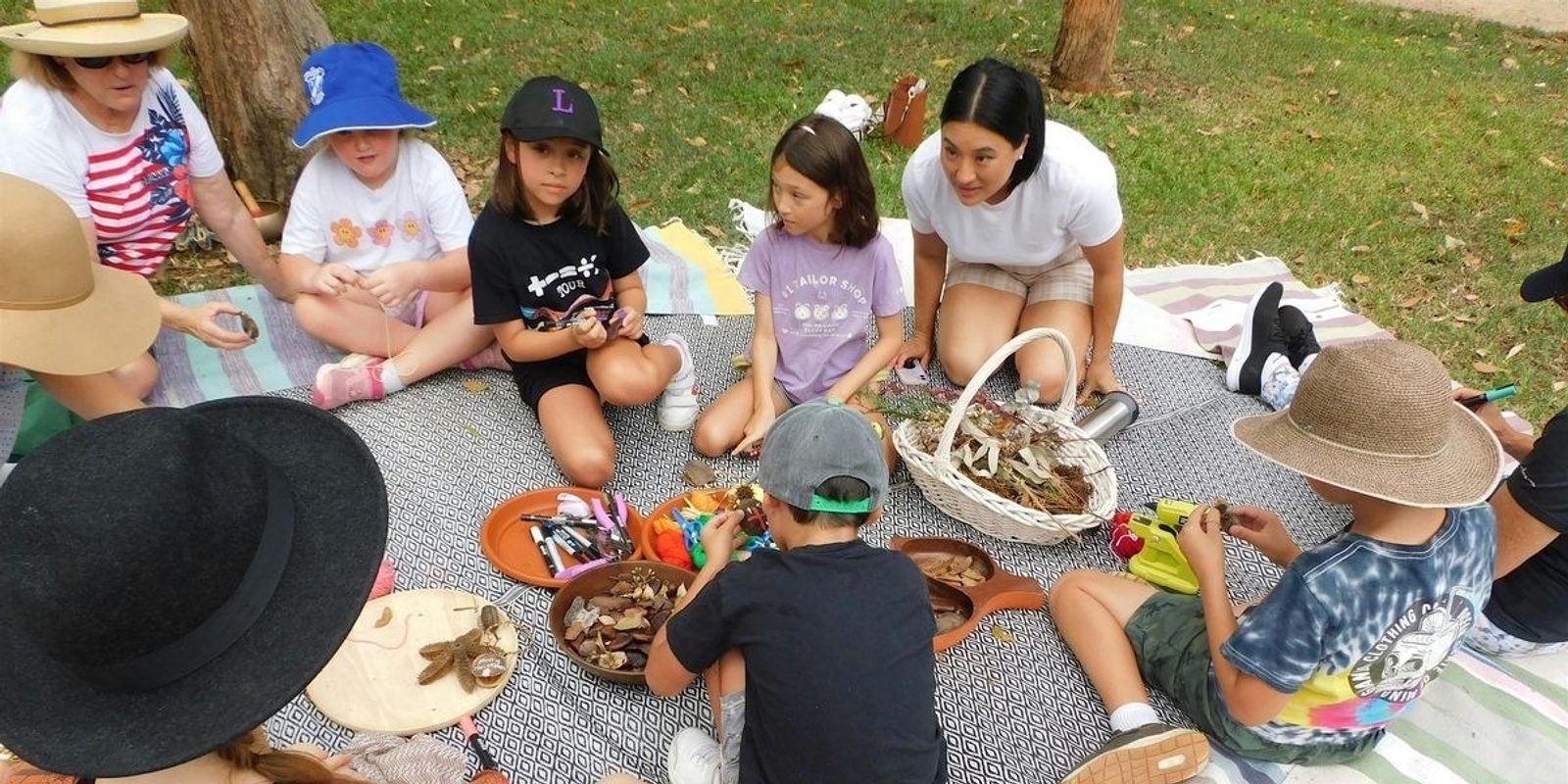 Banner image for Moreton School Holiday Nature Yoga, Mindfulness & Stick People Craft