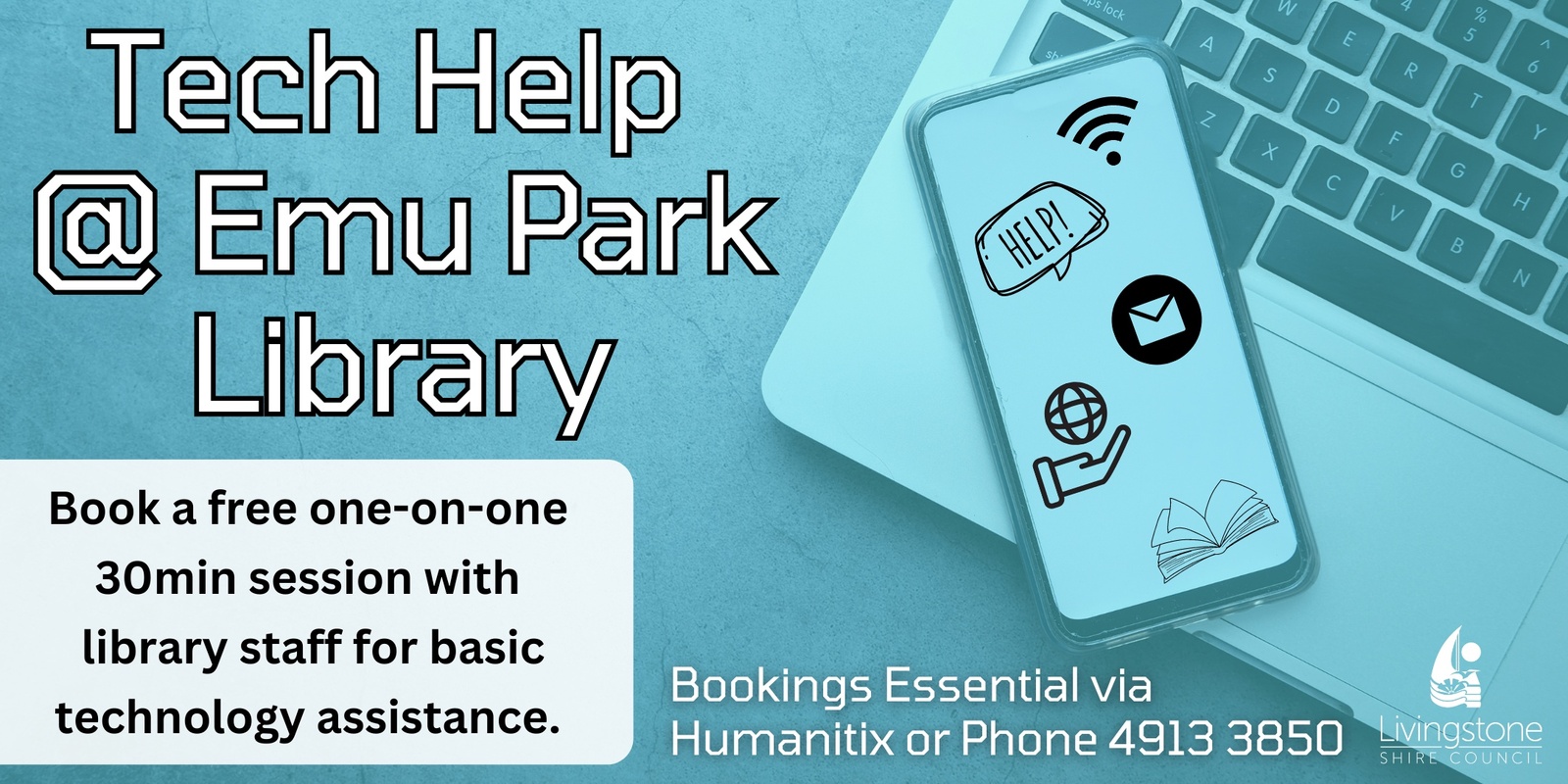 Banner image for Tech Help @ Emu Park Library