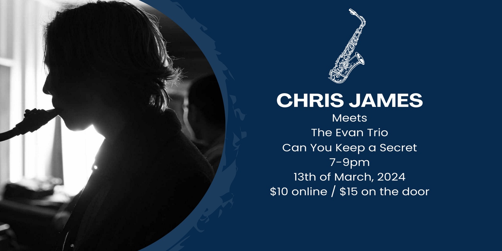 Banner image for Chris James Meets The Evan Trio