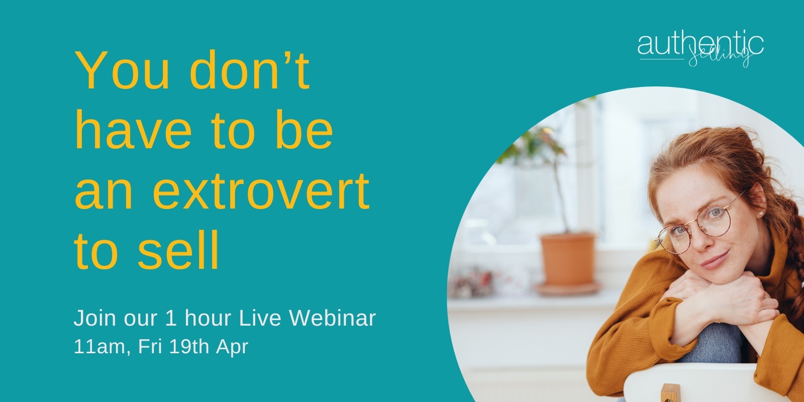 Banner image for You Don't have to Be an Extrovert to Sell