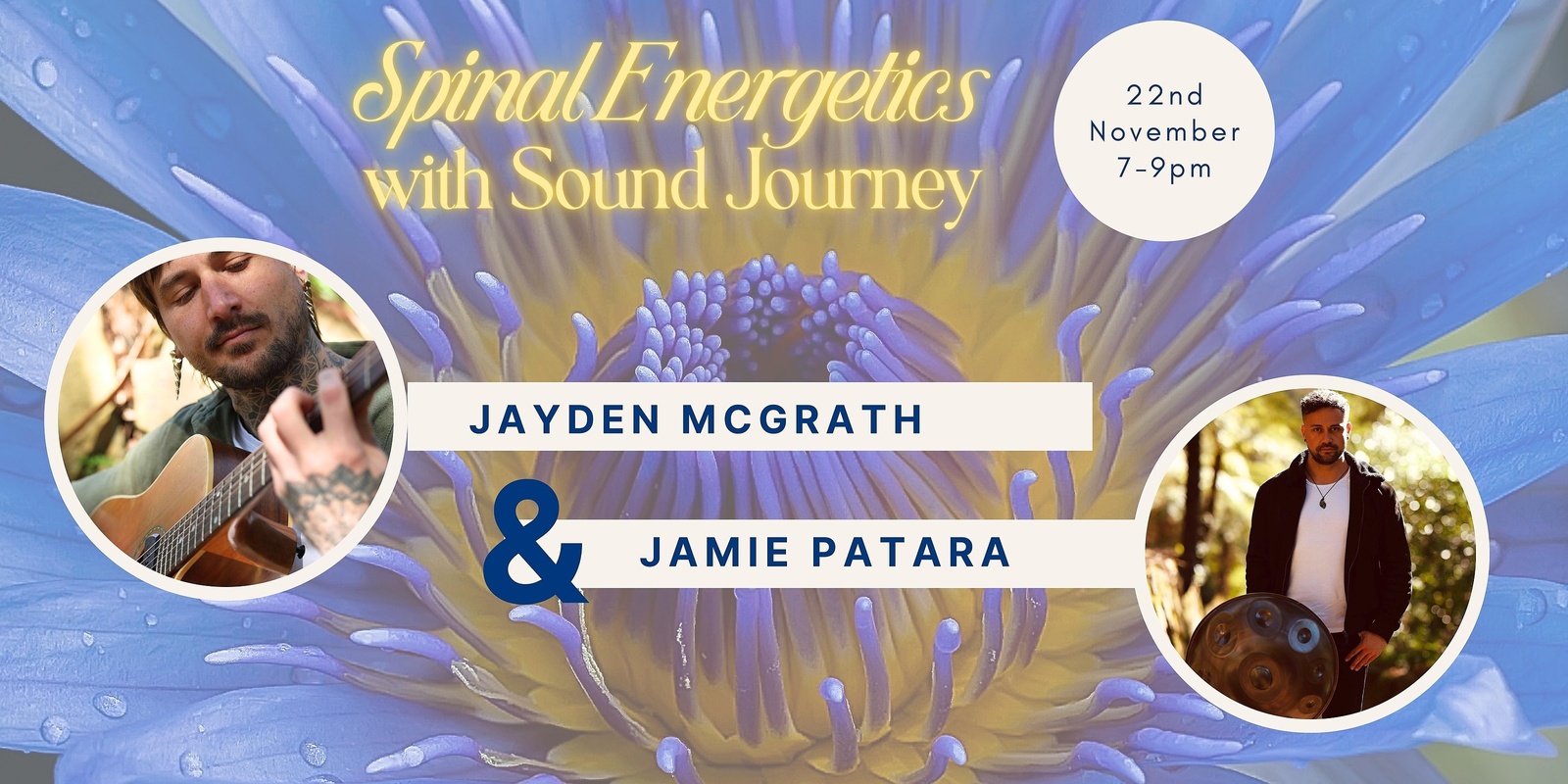 Banner image for Spring Series Three: Spinal Energetics with live Sound Journey