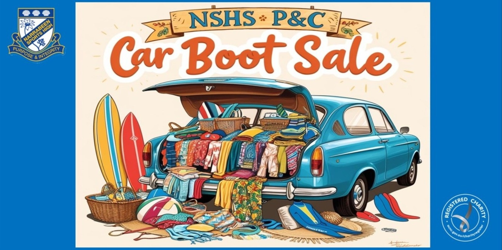 Banner image for NSHS P&C Car Boot Sale 2025 - Book a Stall