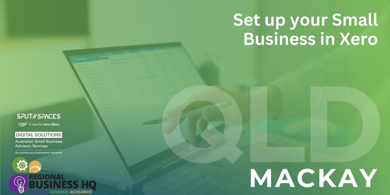 Banner image for Set up your Small Business in Xero - Mackay