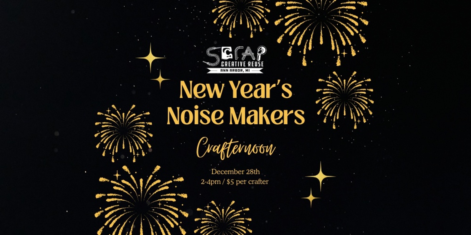 Banner image for New Year's Noise Makers Crafternoon