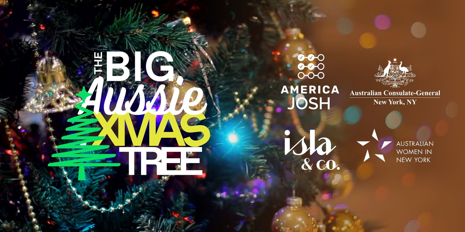 Banner image for Lighting the Big Aussie Christmas Tree & Holiday Party in New York