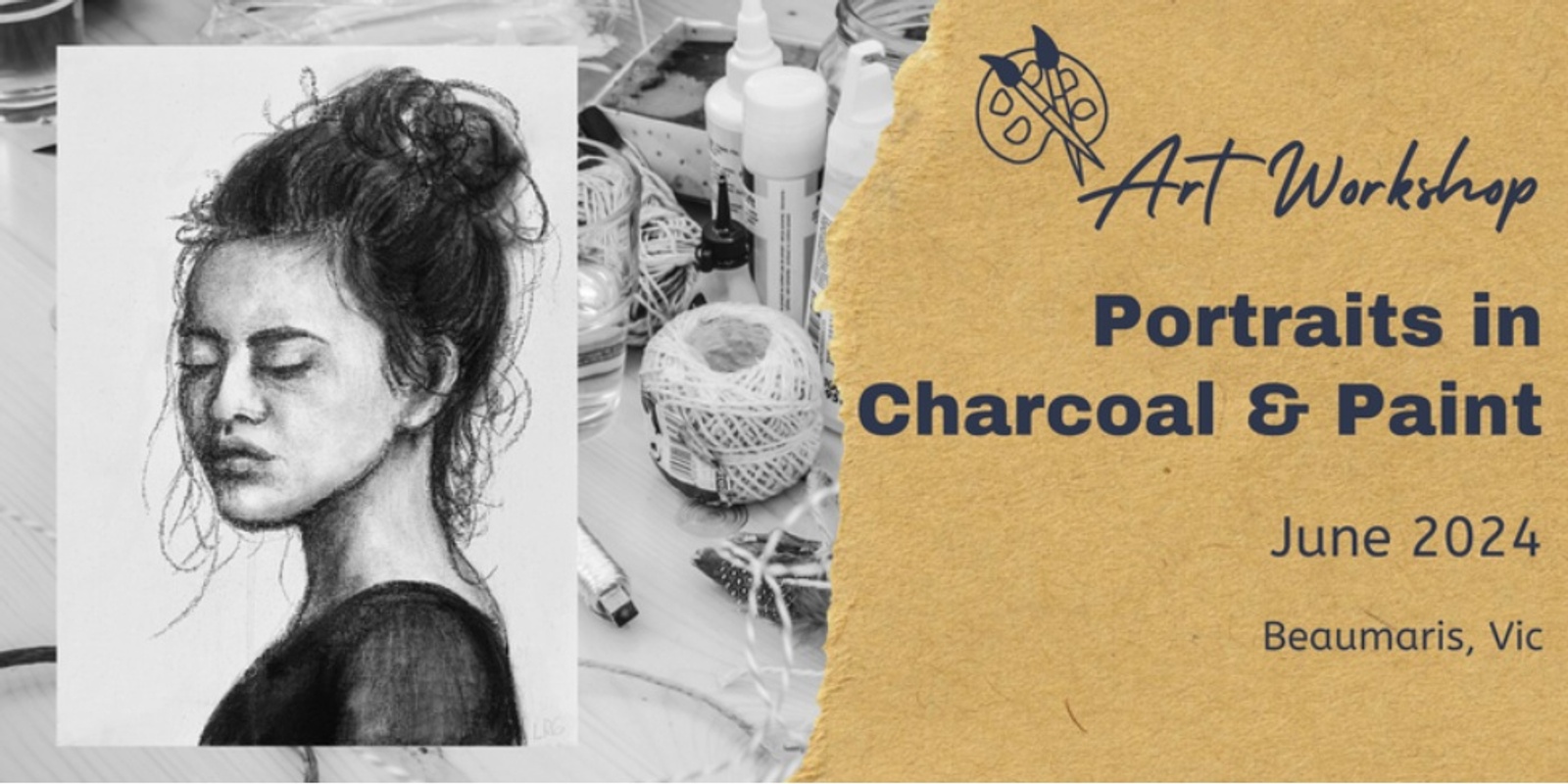 Banner image for Portraits in Charcoal and Paint