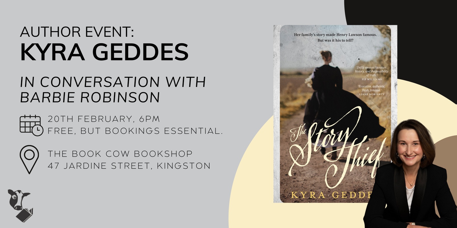 Banner image for Author Event: Kyra Geddes in conversation with Barbie Robinson