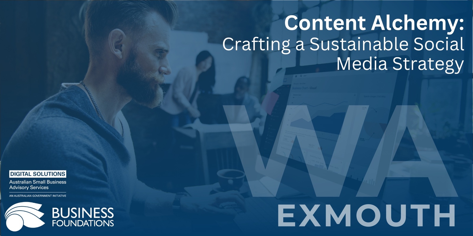 Banner image for Content Alchemy: Crafting a Sustainable Social Media Strategy - Exmouth