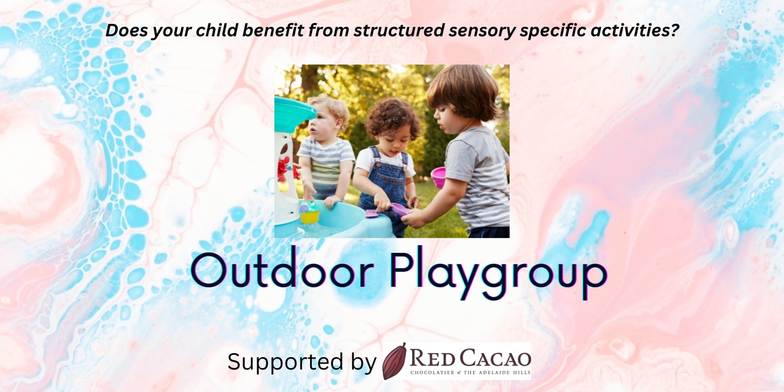 Banner image for Term 2 Outdoor Sensory Based Playgroup