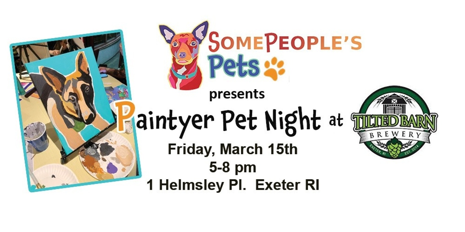 Banner image for Paintyer Pet Night at Tilted Barn Brewery