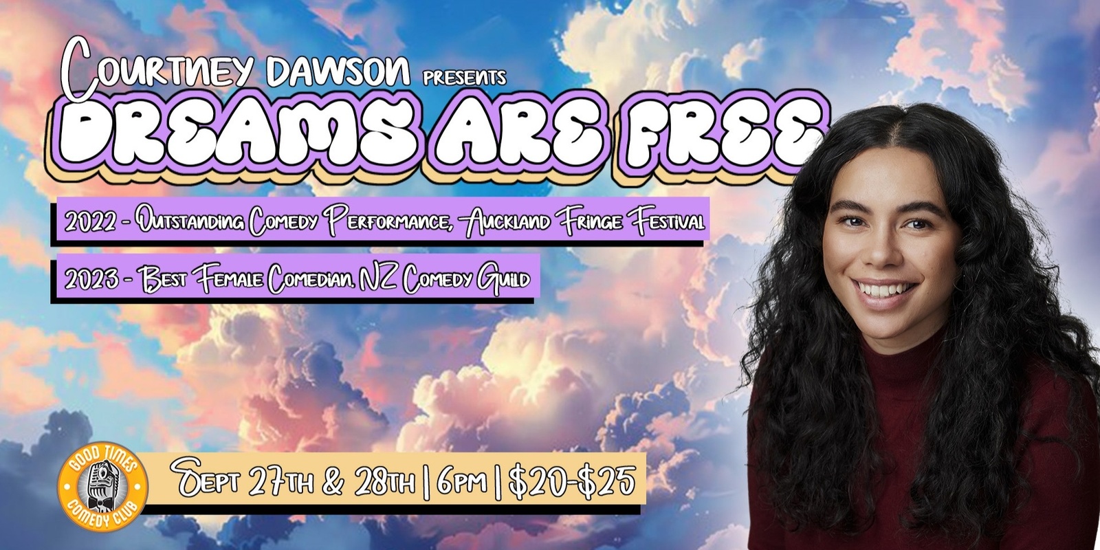 Banner image for Courtney Dawson - Dreams Are Free