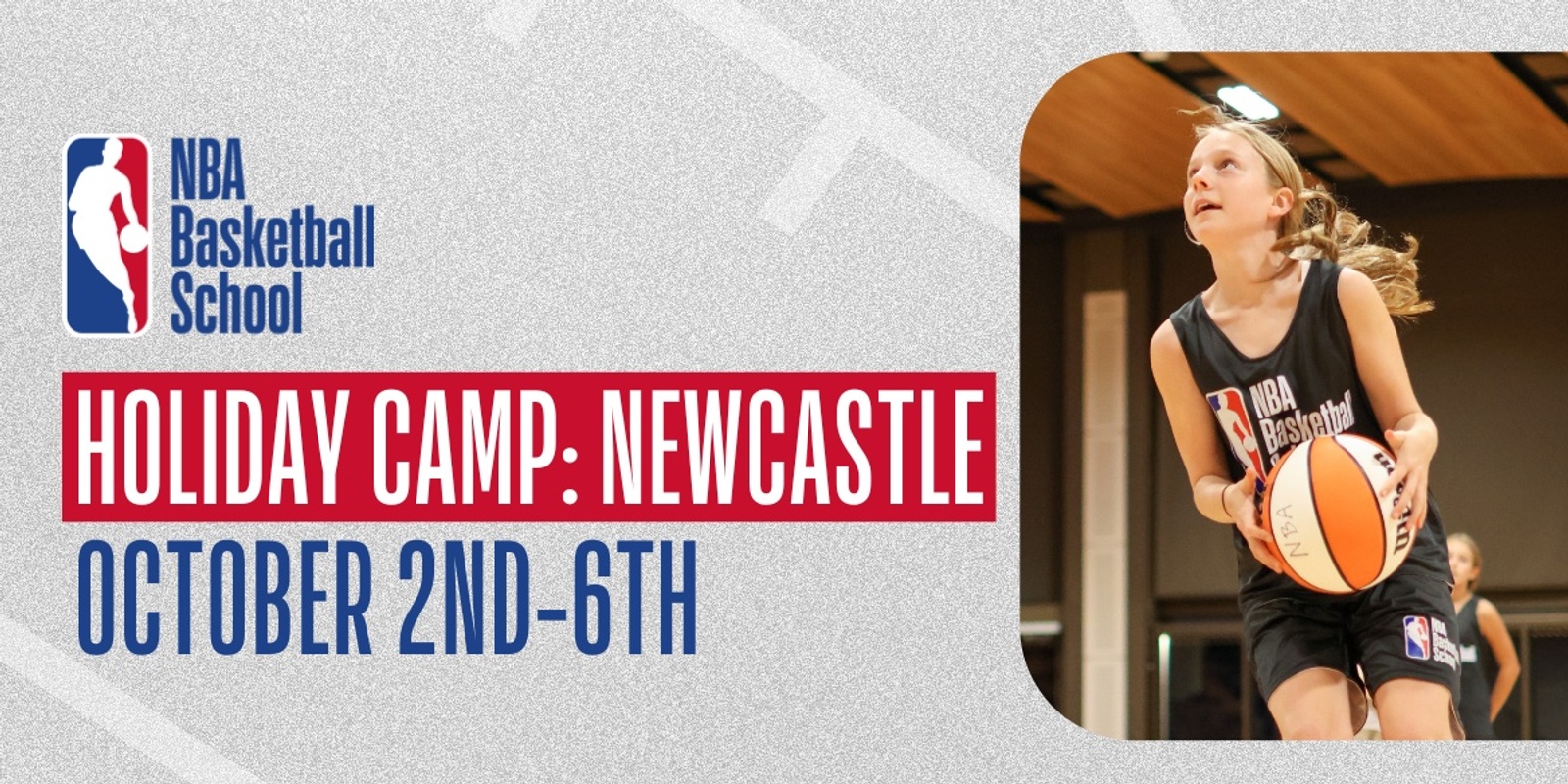 Banner image for October 2nd - 6th 2023 Holiday Camp in Newcastle at NBA Basketball School Australia