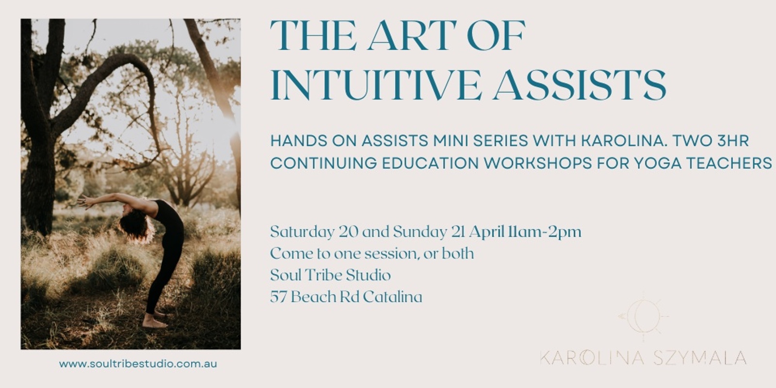 Banner image for The Art of Intuitive Assists with Karolina