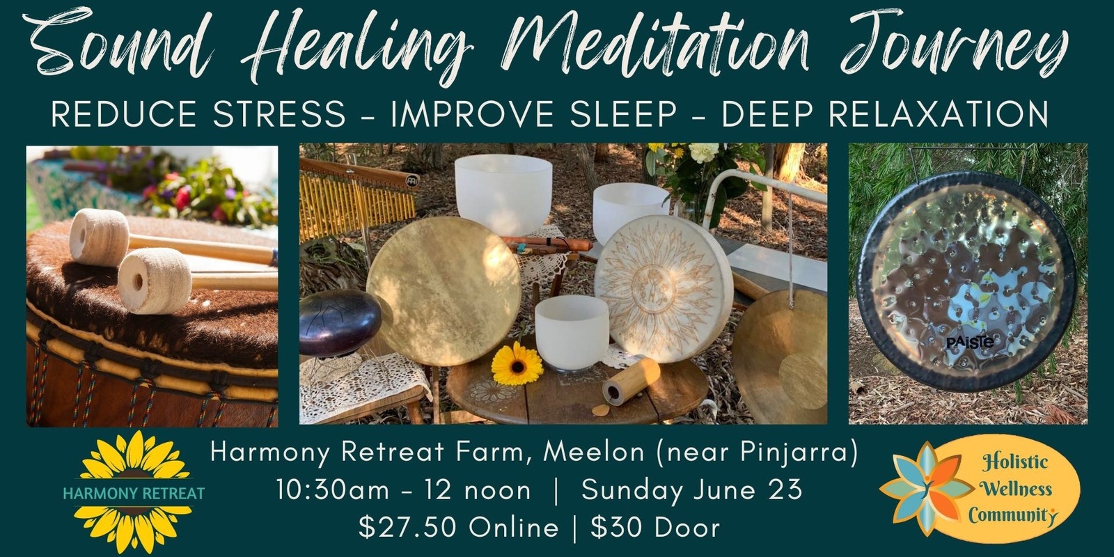 Banner image for Sound Healing Meditation Journey | At Harmony Retreat