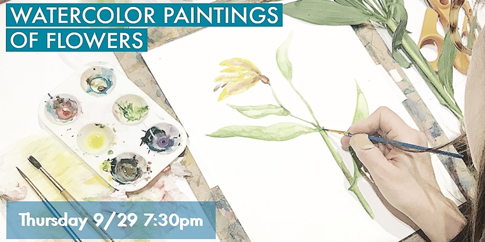 Banner image for Watercolor Exploration with Floral Inspiration