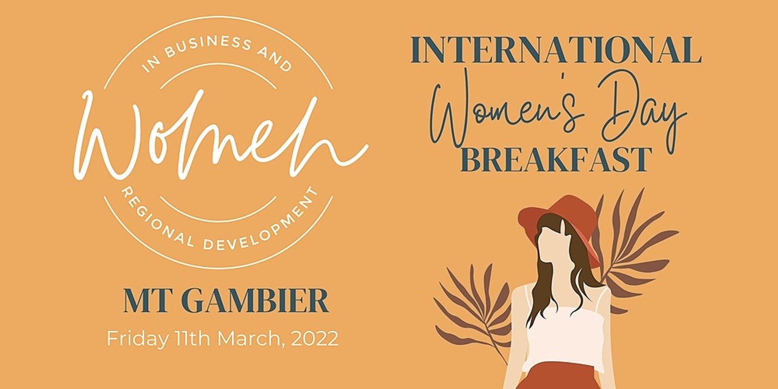 Banner image for WiBRD International Womens Day Breakfast ~ Livestream with Adelaide online event ~ Mt Gambier