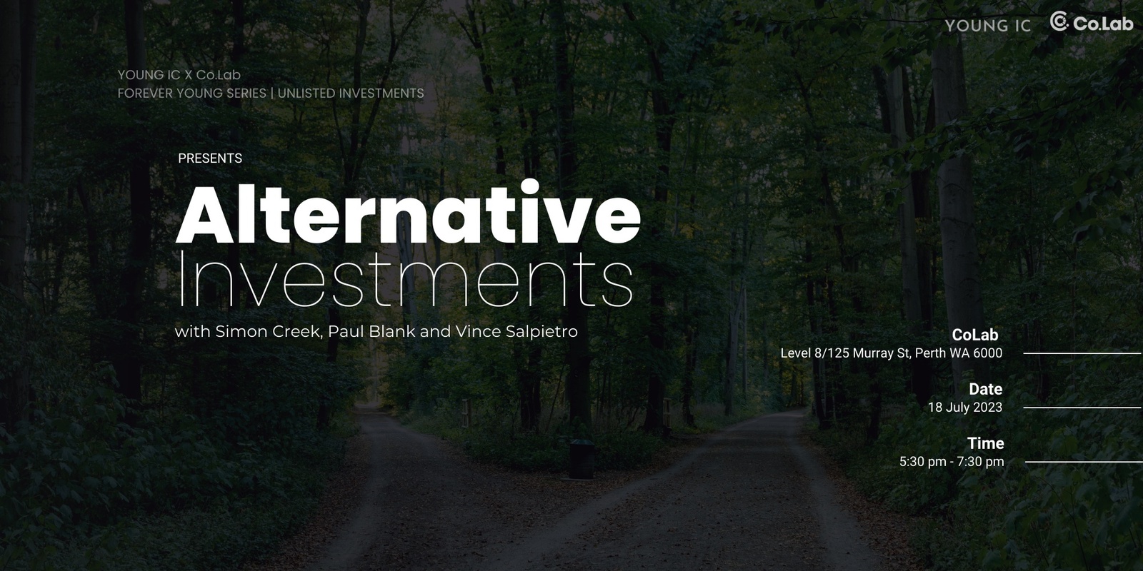 Banner image for Alternative Investments | Forever Young Series