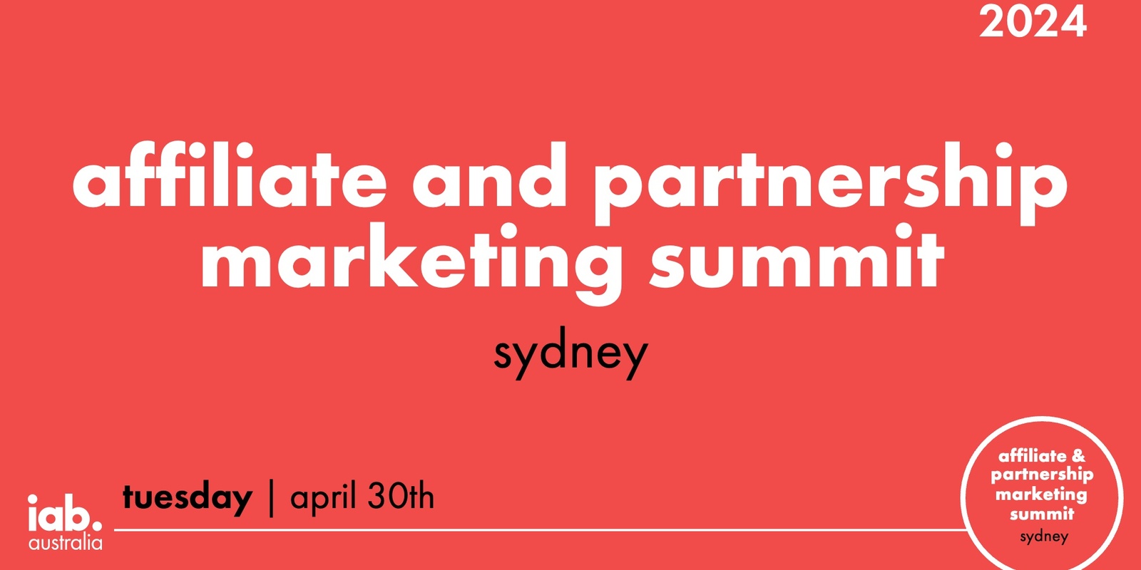 Banner image for Affiliate & Partnership Marketing Summit Sydney