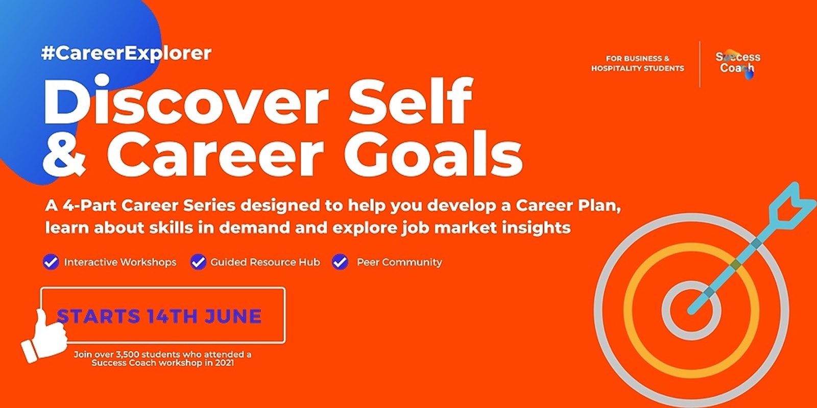 Banner image for #CareerExplorer | Discover Self & Career Goals | Starting 14th June 2022