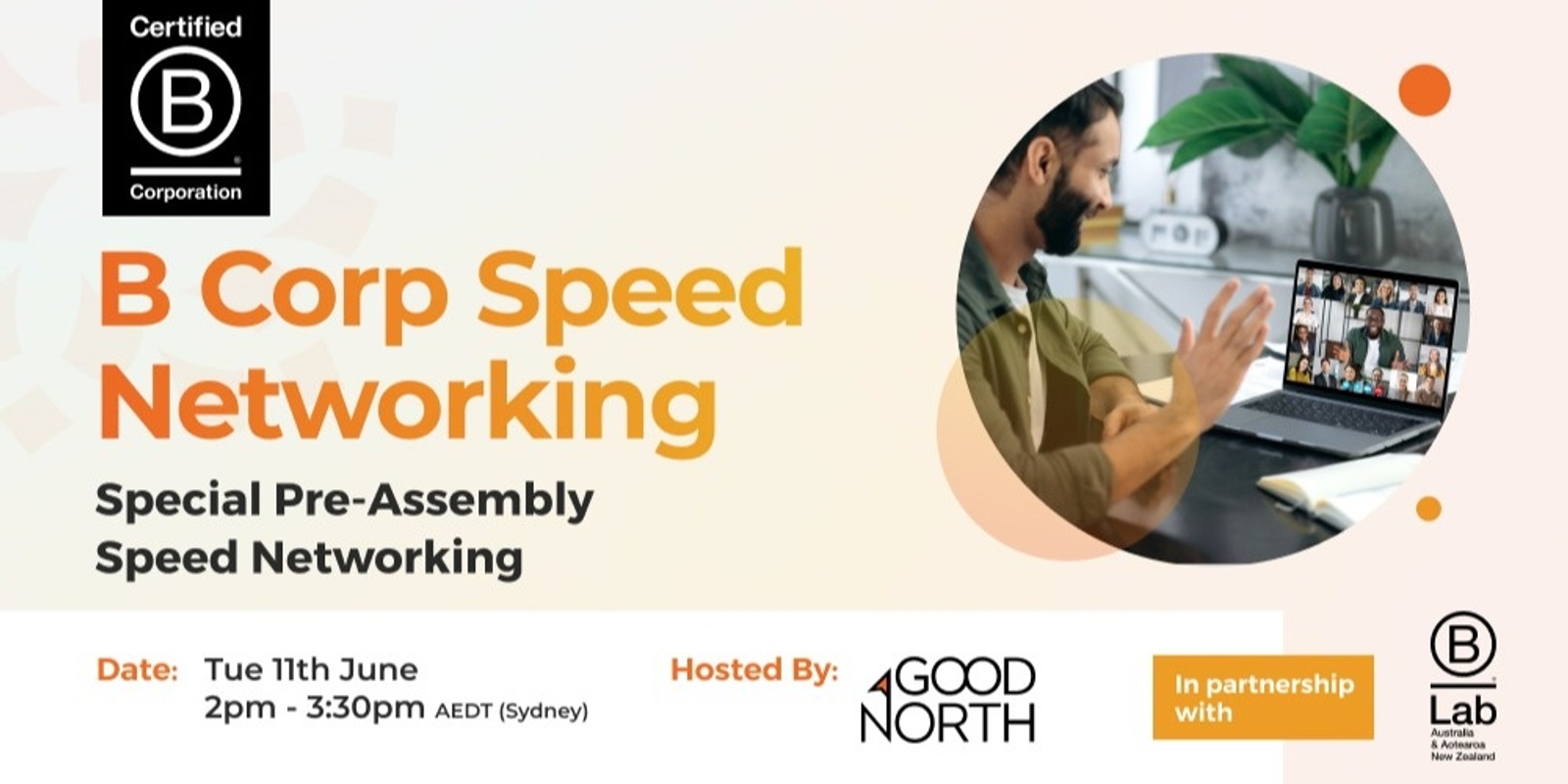 Banner image for B Corp Speed Networking