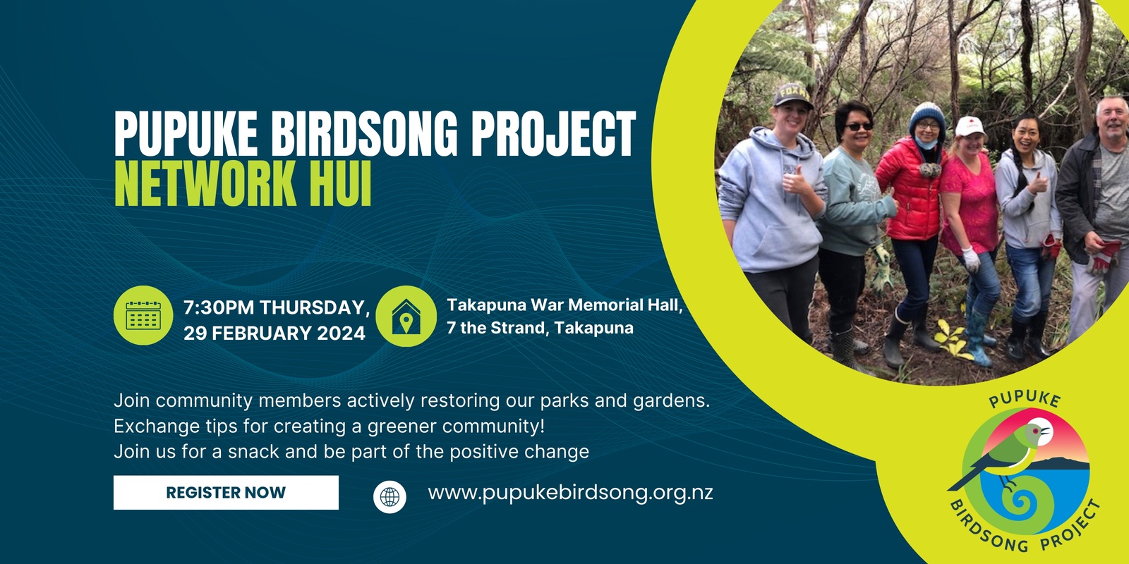 Banner image for Pupuke Birdsong